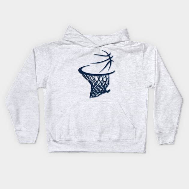 timberwolves Kids Hoodie by Mortimermaritin